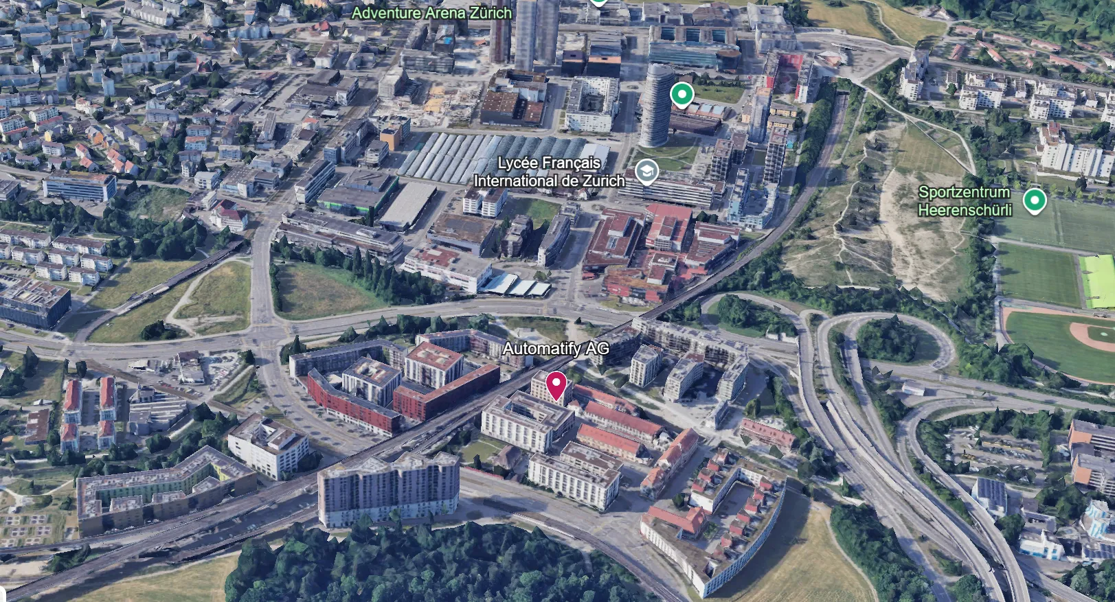 Karte: Automatify AG · Zwirnereistrasse 22, 8304 Wallisellen